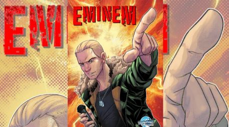 Eminem protagoniza la nueva entrega de la serie 'Orbit' de la editorial TidalWave Comics. EFE/ Tidalwave Productions