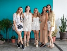 Reneé Zaragoza, María José Flores, Estefanía Feerman, Bárbara Negrete y Melissa Santos. GENTE BIEN JALISCO/ Antonio Rodríguez