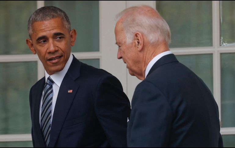 Barack Obama reconoció la valentía de Biden al decidir dejar la candidatura. AP/ ARCHIVO