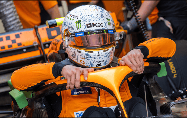 Lando Norris de McLaren se queda con la Pole Position del Gran Premio de Hungría.  EFE / EPA / Zoltan Balogh HUNGARY OUT