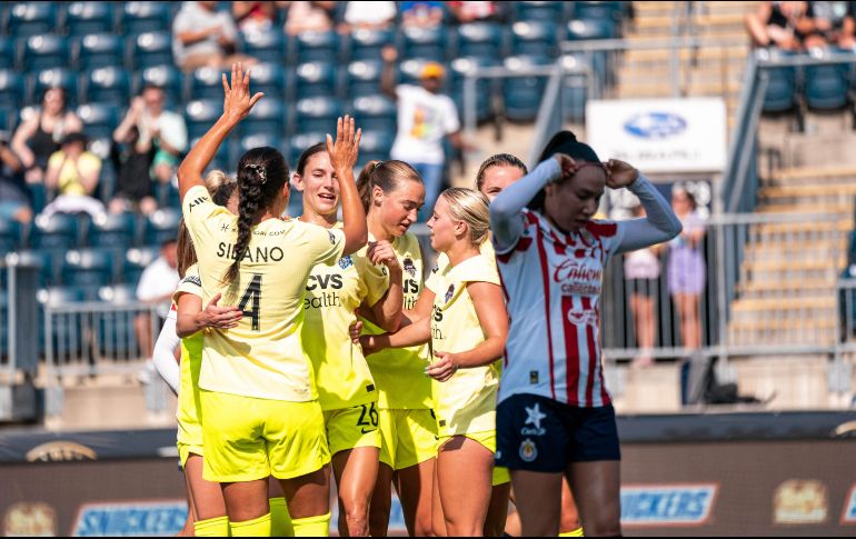 Chivas volverá a competir en la Summer Cup cuando se mida ante el Chicago Red Stars el viernes 26 de julio a las 18:00 horas. X/ @WashSpirit.