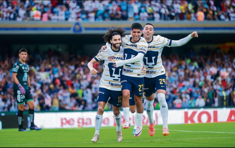 Pumas marcha invicto en el torneo con tres triunfos y un empate luego de cuatro fechas. IMAGO7