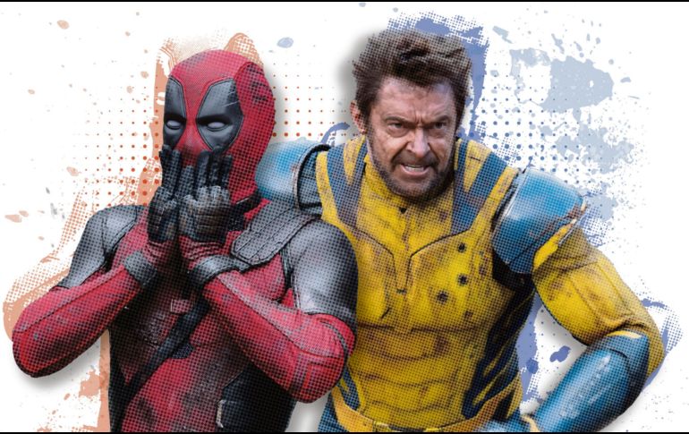 Ryan Reynolds como “Deadpool” y Hugh Jackman, en el papel de “Wolverine”. Ilustración/ D. Ávalos