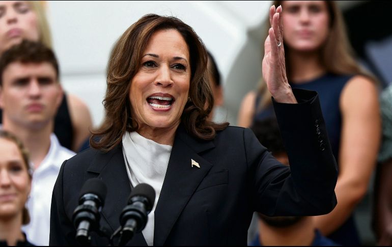 La jornada de ayer marcó la primera aparición pública de Kamala Harris desde que Biden se apartó del camino a la reelección y  la vicepresidenta sumó una bolsa que superó el récord histórico para la causa demócrata. EFE