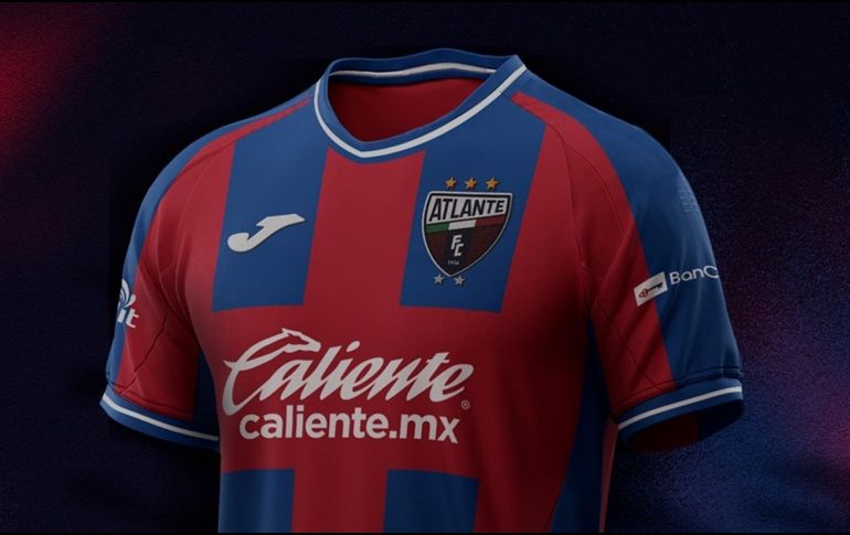 Con el acuerdo entre Caliente y Atlante, la marca ocupará un lugar especial en la posición central del uniforme azulgrana. CORTESÍA.