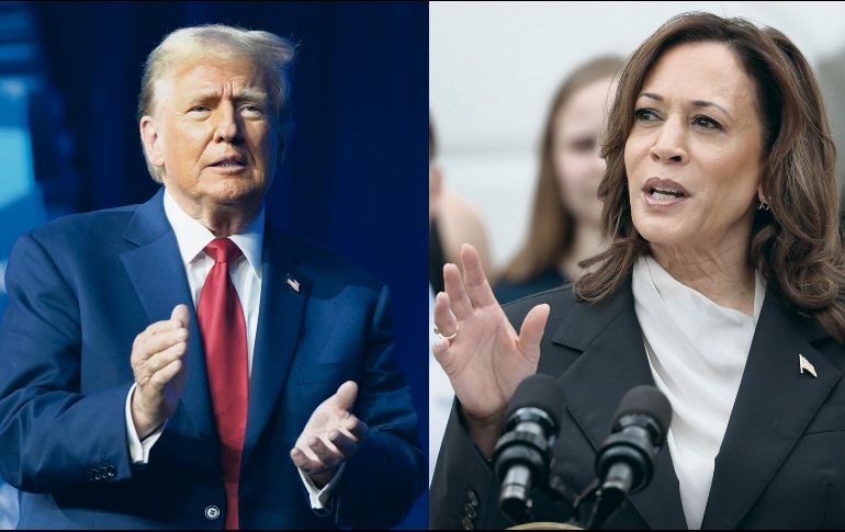 Trump y Harris han intensificado sus discursos, aunque todavía la demócrata no es candidata oficial. EFE