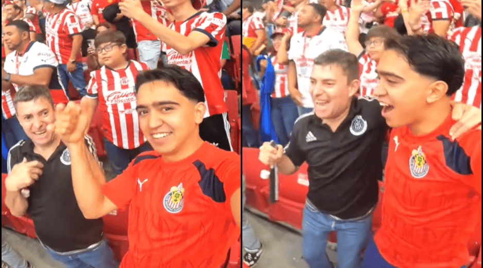 Sobrino narra partido de futbol a su tío, quien presenta una discapacidad visual y auditiva. ESPECIAL/E.de la Parra en TikTok