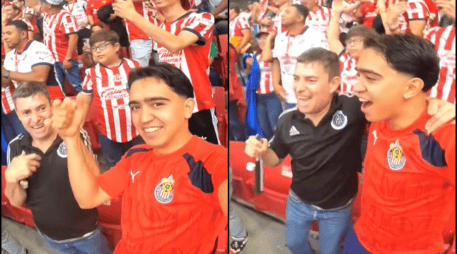 Sobrino narra partido de futbol a su tío, quien presenta una discapacidad visual y auditiva. ESPECIAL/E.de la Parra en TikTok