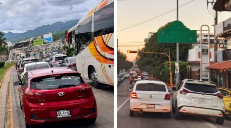 Además de los ingresos y salidas de Puerto Vallarta, las obras en el centro del municipio también colapsan el tráfico vehicular. EL INFORMADOR / O. Álvarez