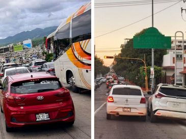 Además de los ingresos y salidas de Puerto Vallarta, las obras en el centro del municipio también colapsan el tráfico vehicular. EL INFORMADOR / O. Álvarez