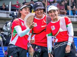 En la competencia individual femenina, Alejandra Valencia, Ana Paula Vázquez y Ángela Ruiz buscarán destacar en representación de México. X/ @MParis2024.