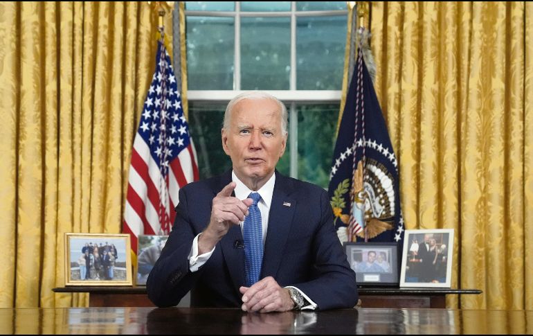 Joe Biden reconoció que no estaba en su mejor momento para la contienda. EFE