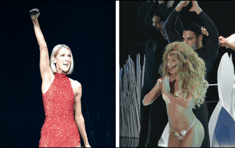 Las voces privilegiadas de Céline Dion y Lady Gaga podrían interpretar un clásico francés el día de mañana. AFP / ARCHIVO