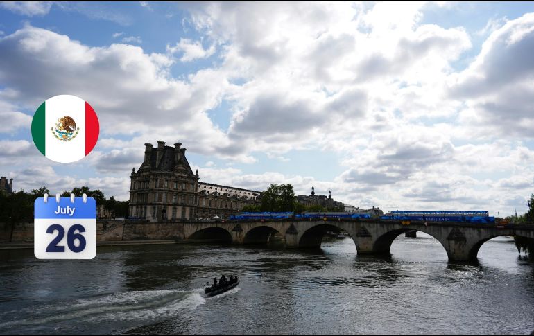 La inauguración de París 2024 incluye un recorrido en barco a lo largo del río Sena. AP / R. Blackwell