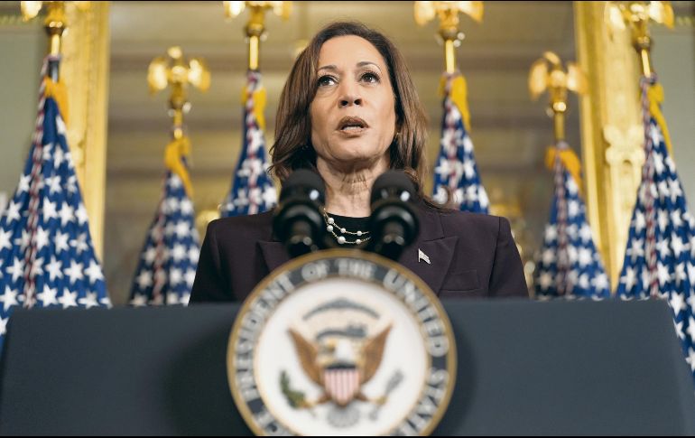 La vicepresidente Kamala Harris tendrá 65 eventos este fin de semana. AP