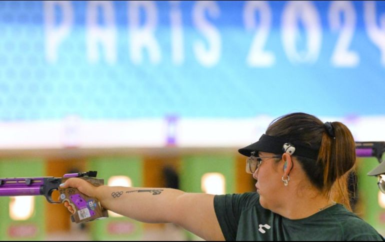 Alejandra Zavala aún competirá dentro de la prueba de los 25 metros pistola de fuego, el 2 de agosto. X/COM_Mexico