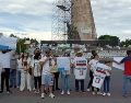 El punto de reunión fue en la Glorieta Niños Héroes, también llamada Glorieta de las y los desaparecidos, a las 15:00 horas. ESPECIAL