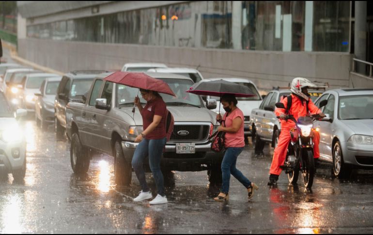 El ingreso de aire húmedo proveniente del mar Caribe y golfo de México, ocasionará lluvias puntuales intensas. EL INFORMADOR / ARCHIVO