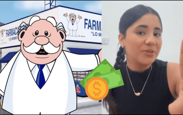 El video ha captado la atención de sus seguidores y ha abierto un debate sobre las condiciones laborales y los ingresos de los médicos en esta cadena farmacéutica. FARMACIAS SIMILARES TIKTOK/@nailacarrera7