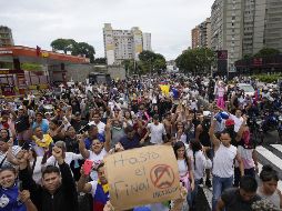 Miles de manifestantes marcharon contra los resultados oficiales de las elecciones que declaran ganador al presidente Nicolás Maduro. AP / M. Delacroix