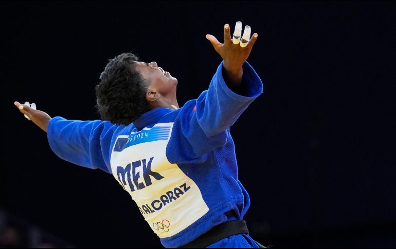 La mañana de este martes, Prisca Awiti escribió su nombre en letras de oro en la historia del deporte mexicano. EFE / E. Hoshiko