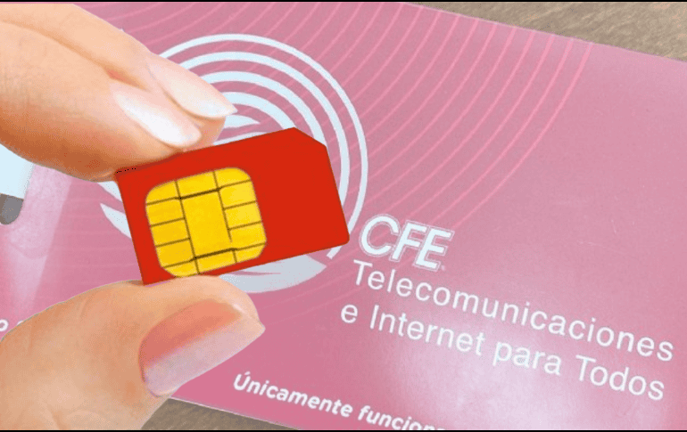 Los chips que está regalando la CFE cuentan con un plan de 5 GB de datos para navegar en internet. ESPECIAL/ Gobierno de México