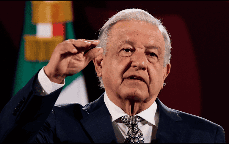 El Presidente de México, Andrés Manuel López Obrador,  llamó a que no se cometan atrocidades en nombre de la democracia. EFE / J. MÉNDEZ