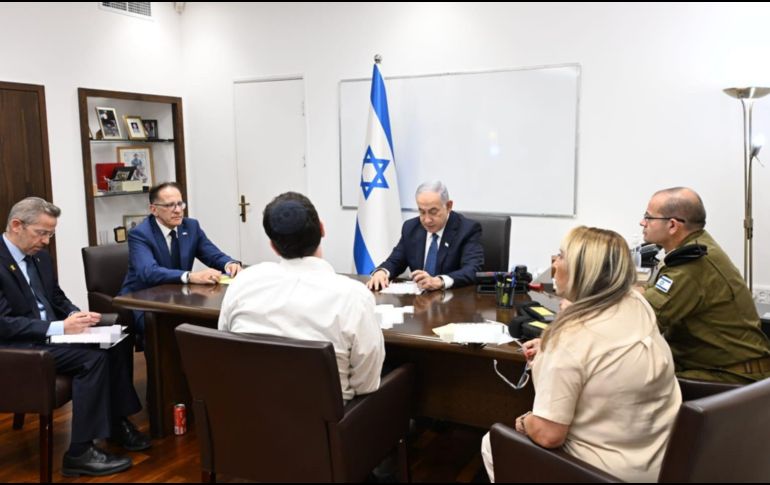 Benjamín Netanyahu, se encuentra en una 