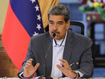 Maduro responsabilizó al candidato presidencial de la oposición mayoritaria, Edmundo González Urrutia, por las muertes registradas en las protestas. EFE/ Palacio de Miraflores