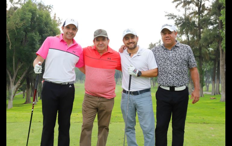 Alfonso Salas, Javier Temores, Adrián Liévanos y Roberto Godoy. GENTE BIEN JALISCO/ Claudio Jimeno