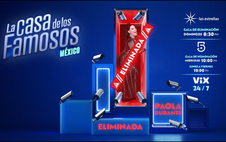 Paola Durante, se convirtió en la primera eliminada de la segunda temporada de “La casa de los famosos México”. CORTESÍA/ Televisa.