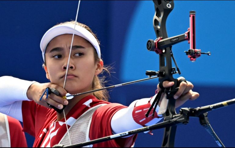 Ángela Ruiz finalizó su participación enlos Juegos Olímpicos, pero regresa con una medalla. AFP