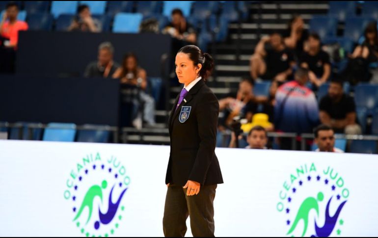 Elizabeth González es la  primera jueza mexicana internacional de judo. ESPECIAL / Gaceta UdeG