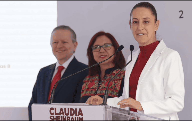 Claudia Sheinbaum recordó que el propósito principal de las “mañaneras” es la información. SUN / F. Rojas