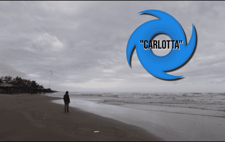 La amplia circulación de “Carlotta” ocasionará rachas de viento de 40 a 60 km/h y oleaje de 1 a 2 metros en Baja California Sur en el transcurso de la mañana. NTX / ARCHIVO