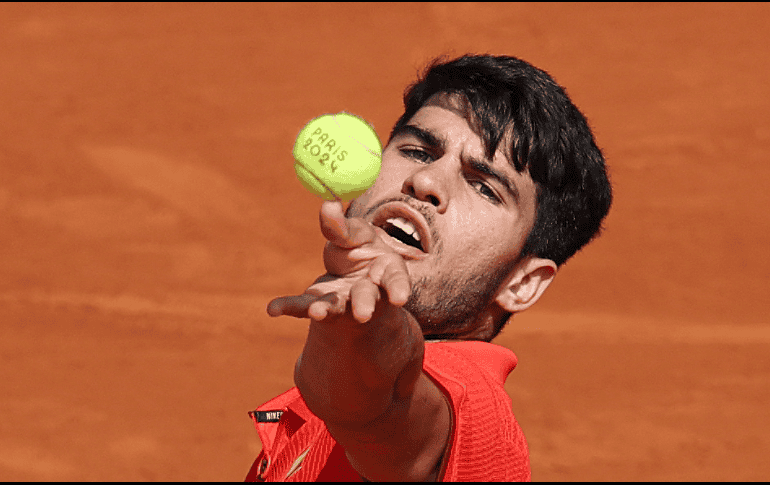 Carlos Alcaraz es el cuarto jugador español en alcanzar la final individual masculina desde que el tenis regresó a los Juegos Olímpicos en Seúl 1988. XINHUA / Gao Jing