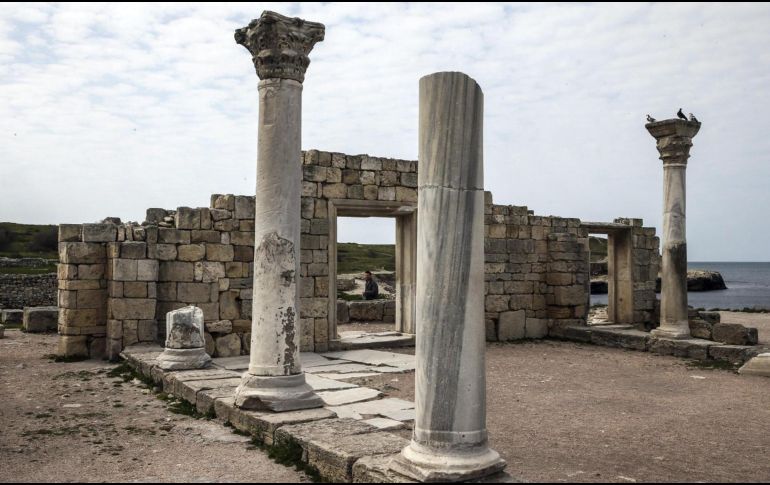 Restos de la ciudad vieja de Quersoneso, en Crimea, Ucrania. EFE/ARCHIVO