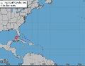 El organismo prevé que Debby avanzará por el golfo de México hasta alcanzar la costa de Florida el domingo por la noche o el lunes con fuerza de huracán. ESPECIAL/ National Hurricane Center.