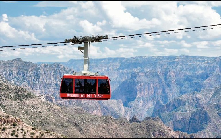 Teleférico. Los paseos en esta cabina duran 45 minutos. CORTESÍA