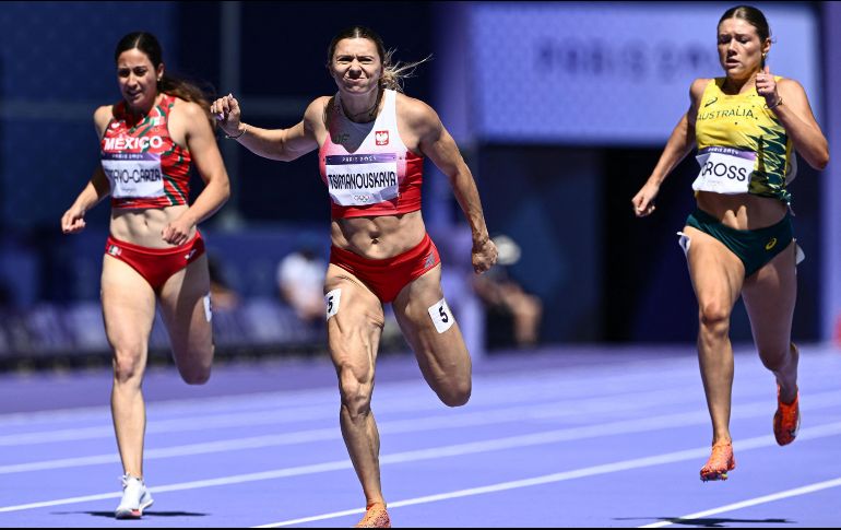 La atleta de 27 años finalizó la contienda en la quinta posición. AFP