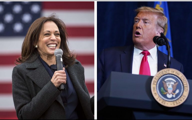 Según Trump, la decisión de Joe Biden de retirarse de la candidatura y, el reemplazo por la candidata demócrata Kamala Harris fue 