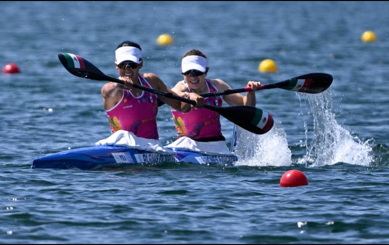 La disciplina del kayak dejó buenas sensaciones este martes con la participación de la dupla mexicana. AFP