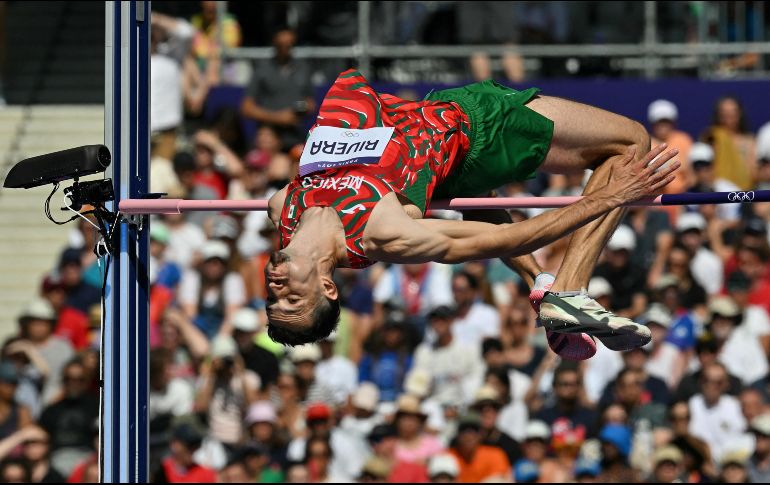 Édgar Rivera durante su participación en París 2024. AFP/A. Isakovic