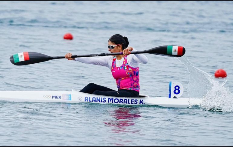 Karina Alanís fue cuarta en su heat eliminatorio con un tiempo de 1:52.86. X/COM_Mexico