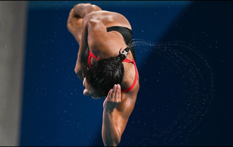 Alejandra Estudillo logró avanzar a las Semifinales después de conseguir el puesto número 17 de la ronda preliminar. AFP