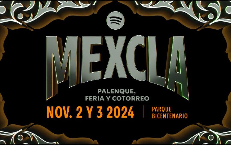 No te puedes perder el primer festival musical anunciado por Spotify en México; se realizará la primera semana de noviembre. ESPECIAL / X: @SpotifyMexico