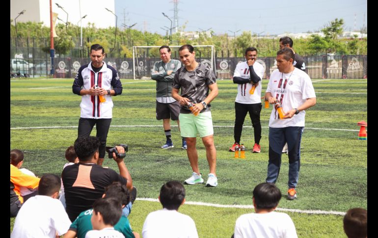 “El Venado” Medina, Omar Bravo y Ramón Morales. GENTE BIEN JALISCO/ Antonio Martínez