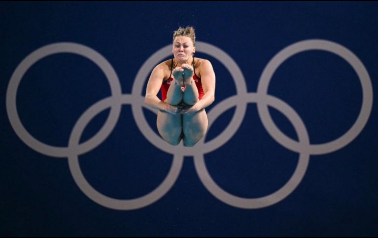 La atleta estadounidense no tuvo lesiones mayores. AFP/ O. SCARFF