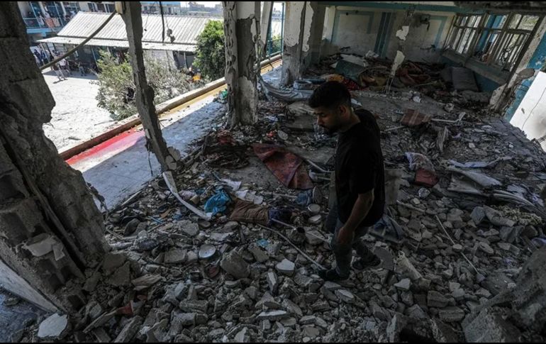 Las escuelas en Gaza son puntos de refugio habituales para los miles de evacuados del enclave. EFE / ARCHIVO