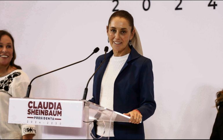 La presidenta electa recibirá la constancia el 15 de agosto. EL UNIVERSAL